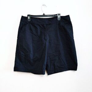 Nike Golf Dri Fit Womens Shorts Size 14 Black Cotton Blend